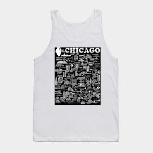 Chicago Map Tank Top